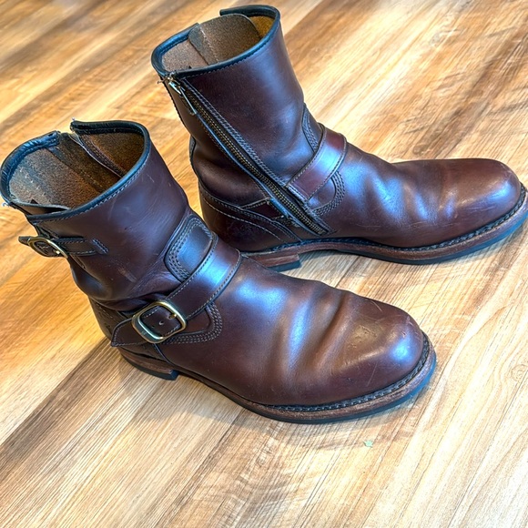 Frye John Addison Engineer boot. Made in USA 9.5 - Picture 3 of 7